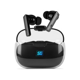 ESB-301-PRO Audífonos Bluetooth Inalambricos TWS Touch con Estuche de Carga hasta 35 Horas de Música RGB USB Tipo C