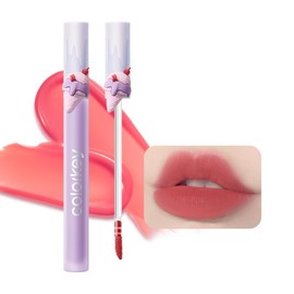 COLORKEY Soft Matte Water Tint Dessert Series, Ice Cream Limited Edition, Hydrating Water-Fog Lip Tint, Transfer-Proof, Long-Lasting Color, Feather-Light (O344)