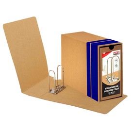 Performore Durable Archival Binder Case with Adjustable Bar and Smooth Arch Mechanism – Kraft and Fiberboard Cover for Secure Document Storage