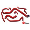 TT Racing Black Silicone Radiator Hose Kit for Honda Accord