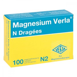 Magnesium Verla N Dragee-Style Anti-Cold Tablets Pack of 100
