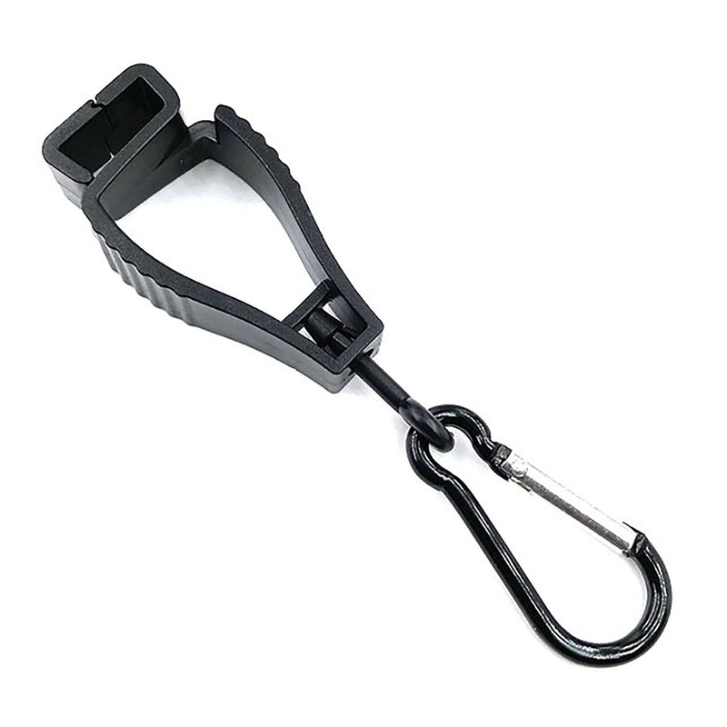 10PCS Work Glove Holders Black Plastic Easy Clean Portable Reusable