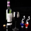 10 Pieces Silicone Wine Stoppers Expanding Manual Beverage Bottle Plug