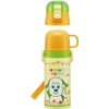 Skater SKCP3-A Children's Stainless Steel Water Bottle, 2-Way Drinking Straw,