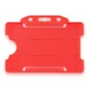 CKB LTD 10 x Red Single Sided Hard Plastic ID