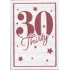 Happy 30th 30 Birthday Card for Her - Glitter