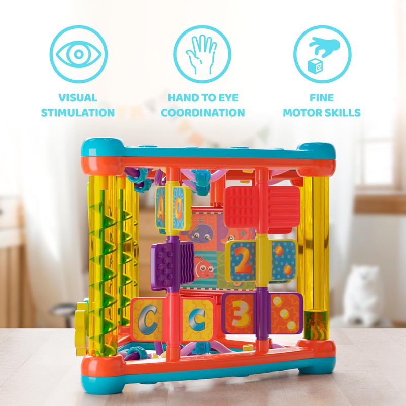 Lollipop Interactive Toddler Activity Triangle - Montessori Toys for Toddlers
