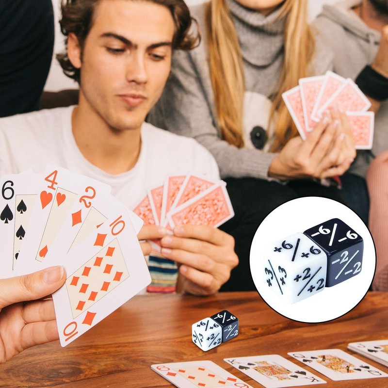 48 Pieces Counting Dice And 1 Piece Storage Bag, Creative