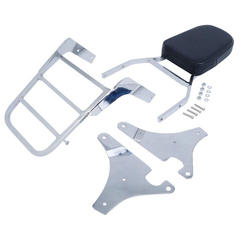 TCMT Backrest Sissy Bar + Luggage Rack Fits For Kawasaki