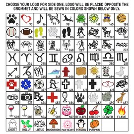 Custom Name Tape Material 4.5" Luggage/Key Tag/Crate Tag with Colored Grommet and Logo, Double Sided.