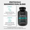 Magnesio Dual Blend Genfinity - 240 Cáps Citrato Y Glicinato