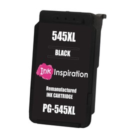 Ink Inspiration® Black Premium Printer Cartridge Compatible with Canon PG-545XL Pixma MG2450 MG2550 MG2550S MG2555S MG2950 MG3050 MG3051 MG3052 MX495 iP2850 TR4550 TR4551 TS205 TS3 05 TS300150 TS3151