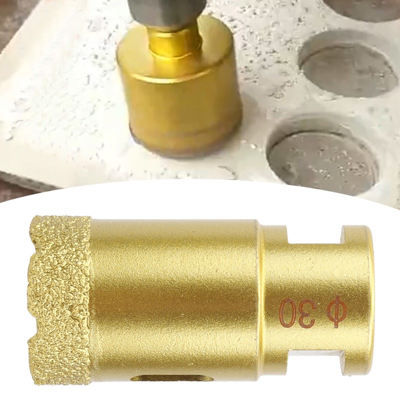 Diamond Hole Saw Drill Bit Brazing Opener Drilling Marble Concrete