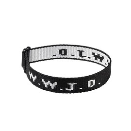 WWJD Bracelets,Black WWJD Bracelet for Women Men (B)