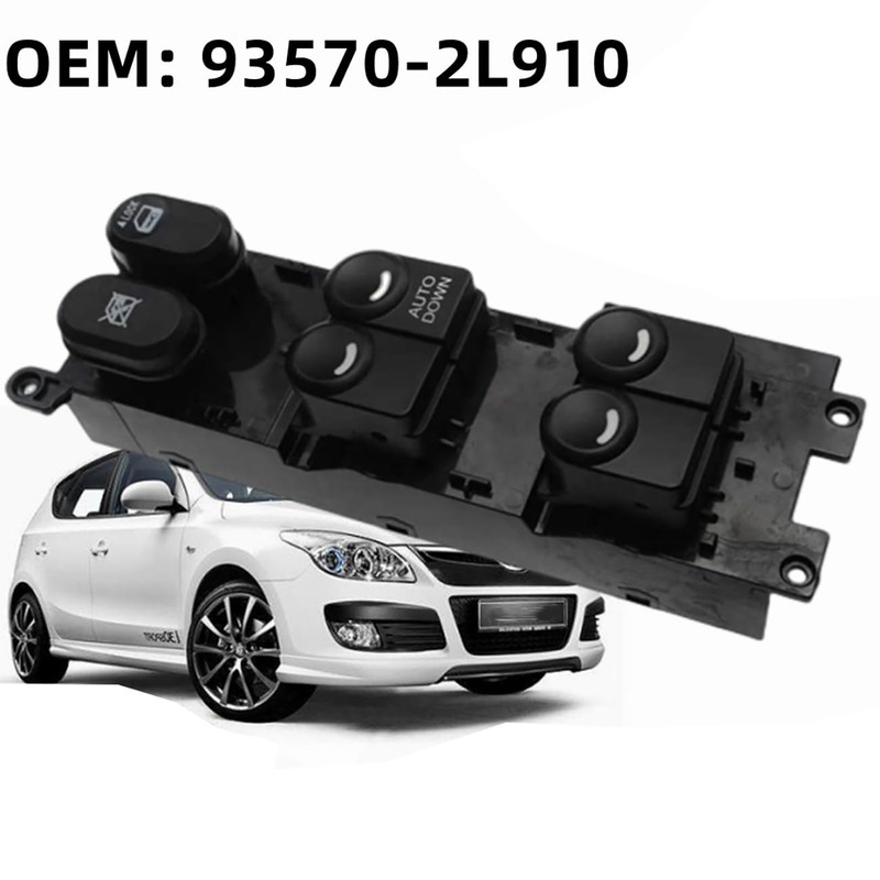 ISINMOTOR Front Right Driver Side Master Power Window Switch, Electric