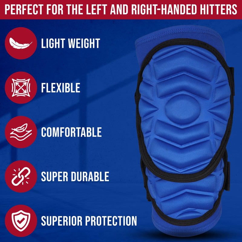 Exxact Sports Defender Plus Softball Elbow Guard Baseball, Batters Baseball