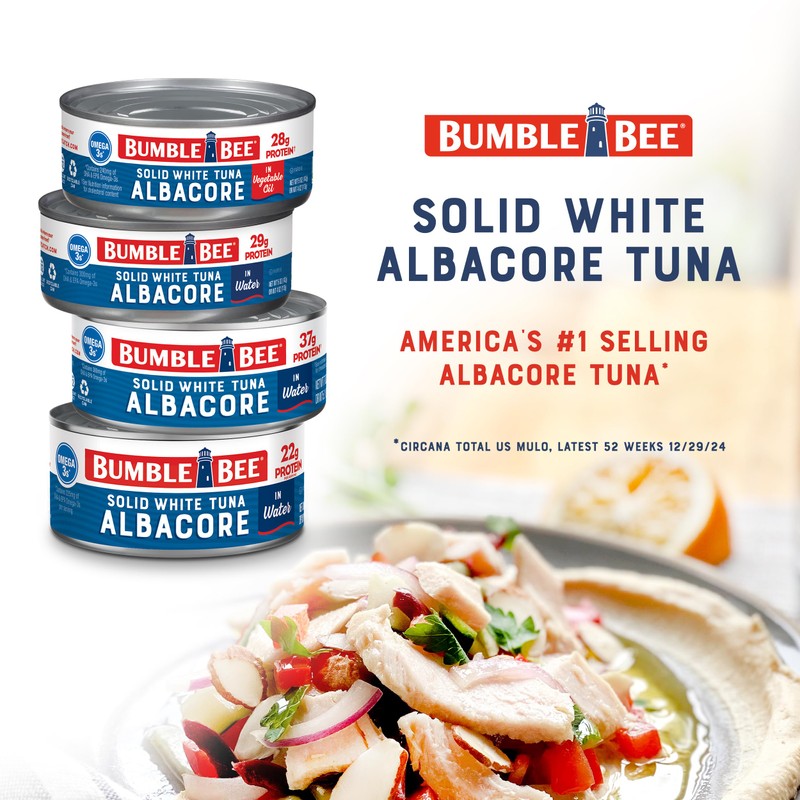 Bumble Bee Solid White Albacore Tuna in Water, 5 oz