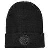 Borussia Dortmund BVB Beanie Logo Black, All Black, Emblem Hat