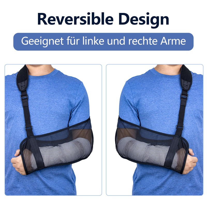 Mesh Arm Sling Shoulder Lightweight Breathable Arm Shoulder Sling Adjustable