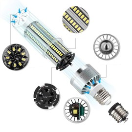 DuuToo 35W Super Bright Corn LED Light Bulb(300 Watt Equivalent) - 6500K Daylight 4200 Lumens - E26/E39 Mogul Base LED Bulb for Large Area Commercial Ceiling Lights - Garage[Mini Sun 3]