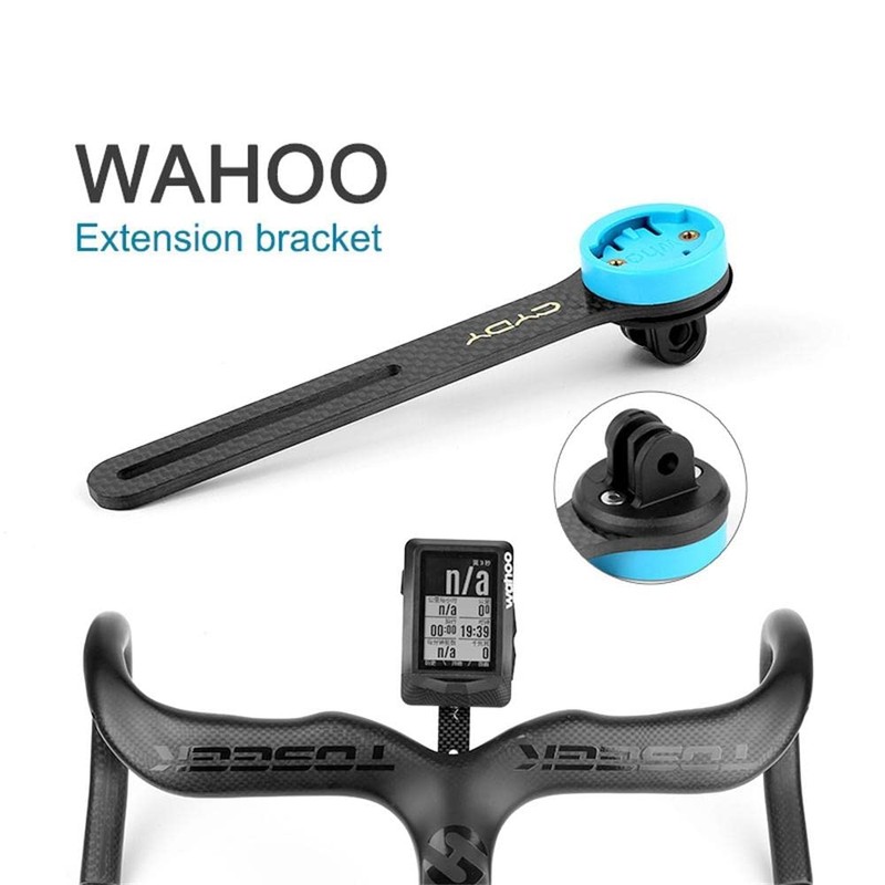 Palumma Bike Computer Mount, Carbon Fiber Bike Handlebar Mount Extension