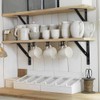 Heavy Duty Shelf Brackets - 8 Pcs Metal Wall Mount