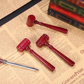 SAFIGLE 3pcs Mahogany Judge Hammer Mini Gavel Lawyer Costume Gavel Toy Judgment Cosplay Gavel Toy Gavel Judge Gavel Prop Courtroom Hammer Mini Judge Gavel Lotus Tree Child Fashion Wooden