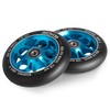 SOKE Scooter Räder 1677, 5x12x12cm, Zwei Stück, Blau, Langlebig, für