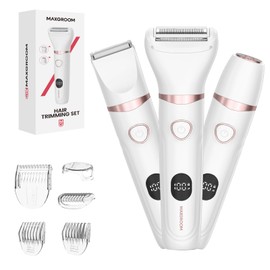 Facial Hair Remover for Women, 3-in-1 Intimate Shaver for Women