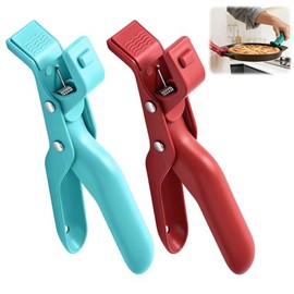 Pinza para platos calientes, clip multiusos antiquemaduras, pinzas elevadoras para platos calientes, pinzas multifunción para platos calientes, clip a