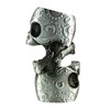 Double Skull Head Pattern Skeleton Metal Lighter Case Cover Holder