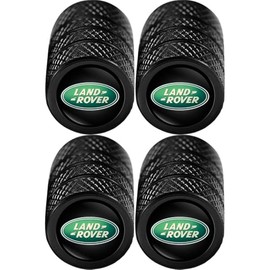 AUTOLUXE Set of 4 Premium Aluminium Metal Tyre Valve Caps for All Land Range Rover Models Leak Proof Corrosion Resistant Dust Caps Sport Vogue Discovery Freelander Evoque Velar Etc