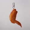 YFEIQI Funny Imitation Food Keychain, Grilled Chicken Leg/Chicken Wing and