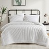 Urban Habitat King Comforter Set 350gsm Overfilled Puffy Quilting Jersey