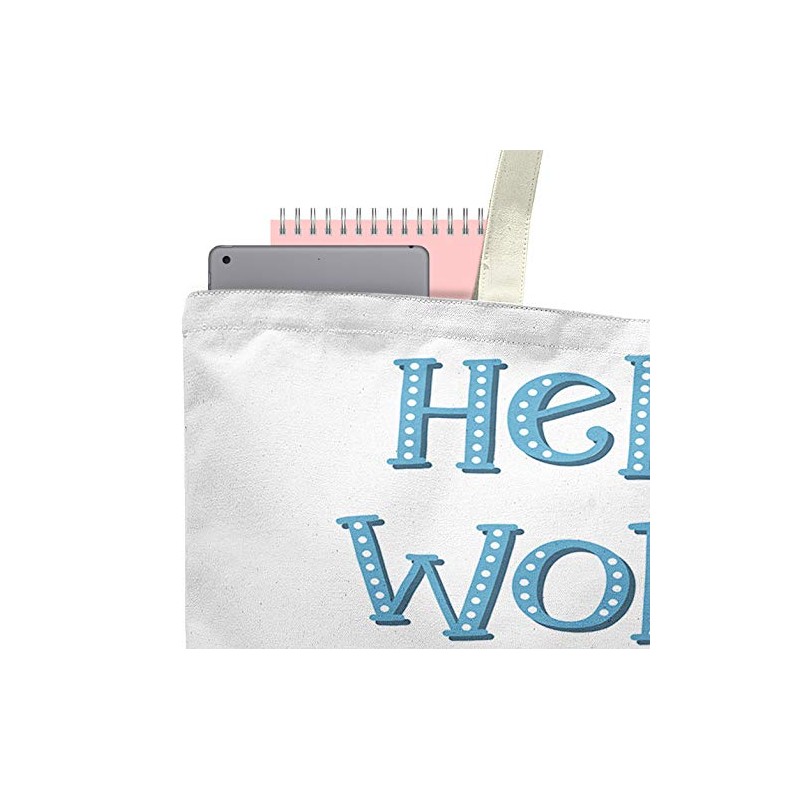 Le Jardin du Lin Printed Shopping Bag, Reusable Bag, Foldable,