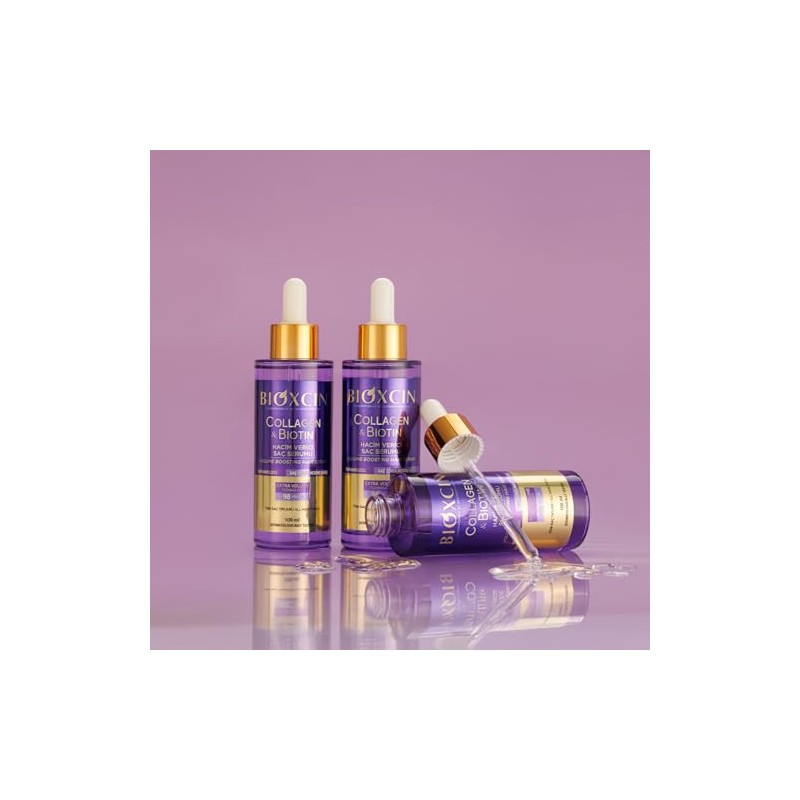 BIOXCIN Sérum Capilar Voluminizador Con Colágeno Y Biotina, Fórmula Fortalecedora