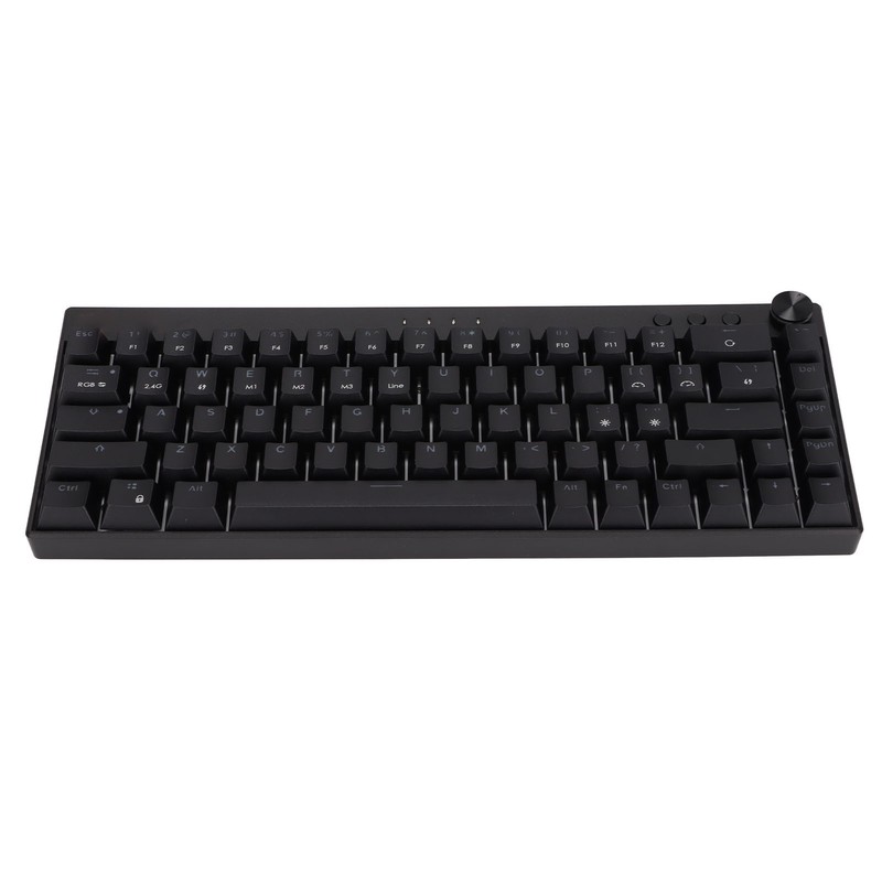 Mechanical Keyboard 68 Keys Three Modes RGB Backlight 1800mAh BatteryBlack