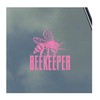 Beekeeper with Bee Vinyl Sticker Decal Save the Bees Naturalist