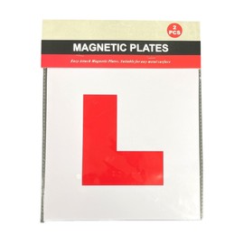 Fully Magnetic 2 Packs L Plates for Car, Car & Motorcycle Accessories for New Drivers, Learner