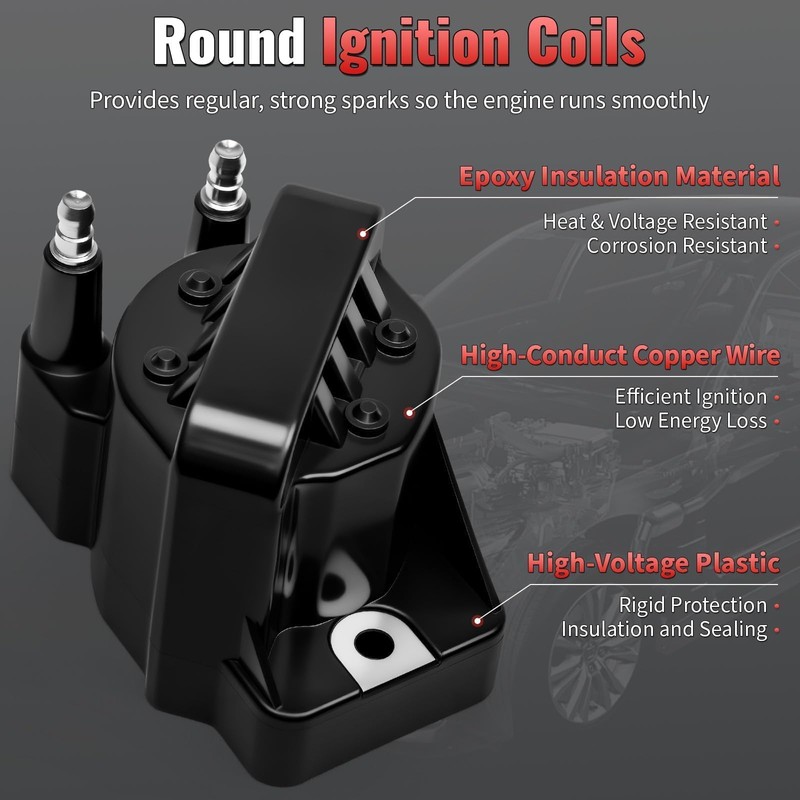 Set of 3 DR39 Ignition Coil with Iridium Spark Plug