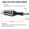 2pcs Luces Led Direccionales Para Moto Secuencial Indicador
