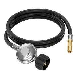 CALPOSE 6FT Propane Adapter Hose for Blackstone, Propane Hose with Regulator for Blackstone 17 & 22 Inch Tabletop Griddle, Gas Conversion Kit for Blackstone Connector to 5-40lb Propane Tank