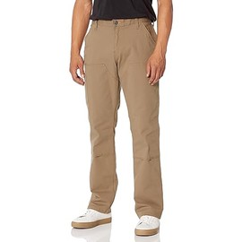 ARIAT Men's Rebar M4 Relaxed DuraStretch Made Tough Double Front Stackable Straight, Field Khaki, 29 x 30
