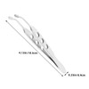 SAFIGLE Eyelid Massage Tweezers Set Precision Forceps for Meibomian Gland