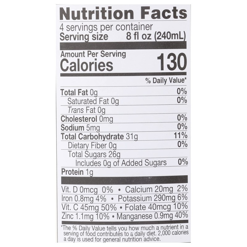 Lakewood Pure Pineapple, Fresh Pressed, 32 Fl Oz (Pack of