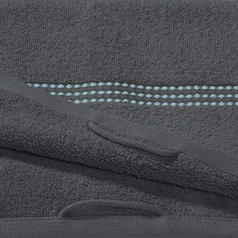 Erwin Müller Mannheim Terry Towel Pack of 6 Plain Anthracite
