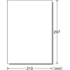 A-One 88010 Label Stickers, Clean Removable, 1 Side, Uncut, 10