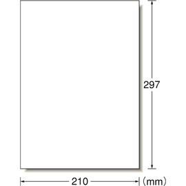 A-One 88010 Label Stickers, Clean Removable, 1 Side, Uncut, 10 Sheets