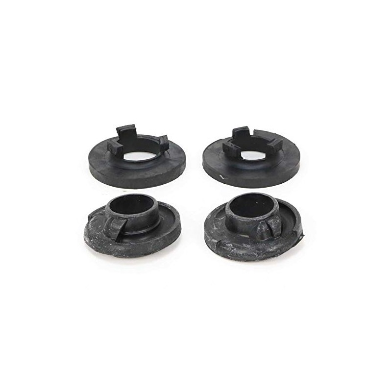 4 x Upper & Lower Spring Pad Spring Rubber Rear