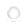 sourcing map 2pcs Clear Acrylic Contact Juggling Ball 1.8"- 45mm
